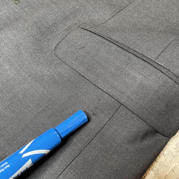 Brooks Brothers 346 Blazer Mens 40R Gray Stretch Wool 3 Button Jacket Sport Coat - Picture 12 of 16